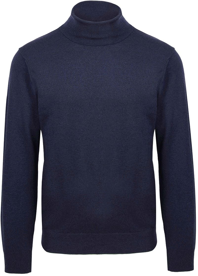 Suitable Ecotec Rollkragenpullover Navy - Größe S von Suitable