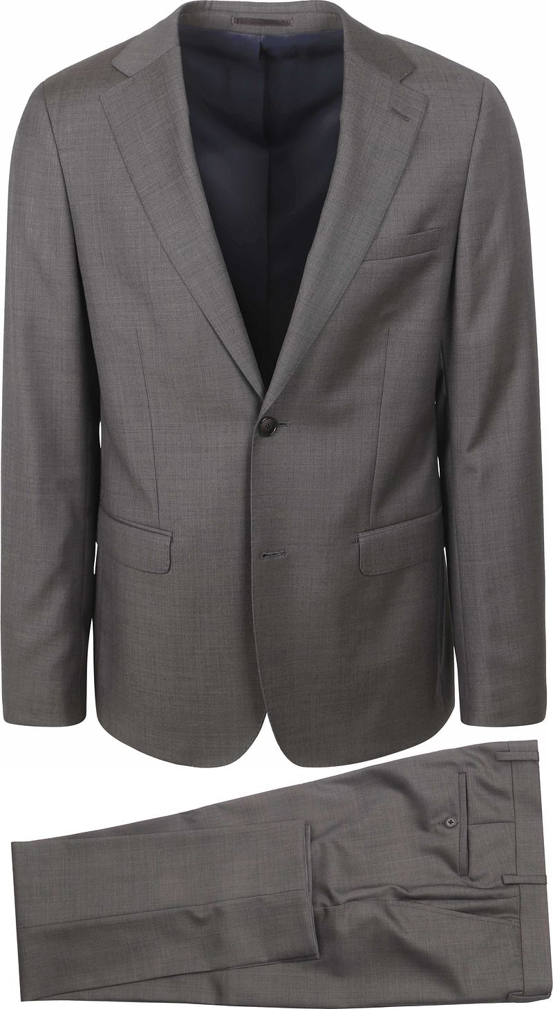 Suitable Faux Uni Suit Wool Grau - Größe 56 von Suitable