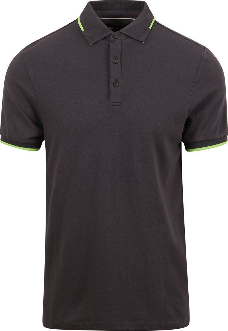 Suitable Fluo B Poloshirt Anthrazit - Größe L von Suitable