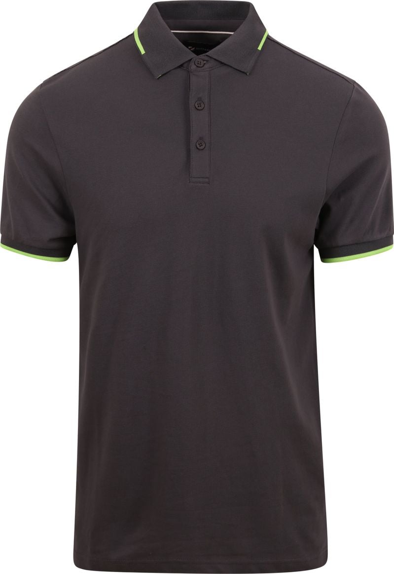 Suitable Fluo B Poloshirt Anthrazit - Größe M von Suitable