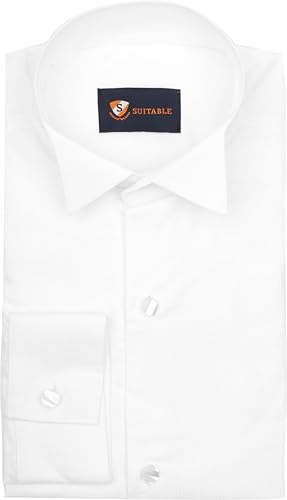 Suitable Frackhemd Donau - Grösse 38 - Herren - Bekleidung - Regular-fit - Polyester - Knopen von Suitable