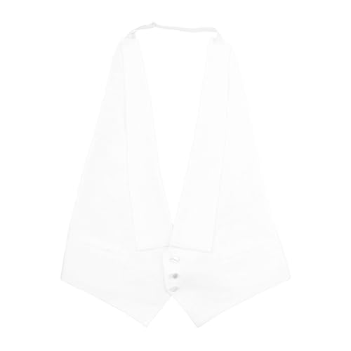 Suitable Frackweste Donau Weiß - Grösse 3XL - Herren - Bekleidung - Regular-fit - Polyester - Knopen von Suitable