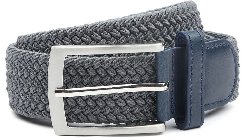 Suitable Geflochtener Gürtel Anthrazit - Größe 105 von Suitable