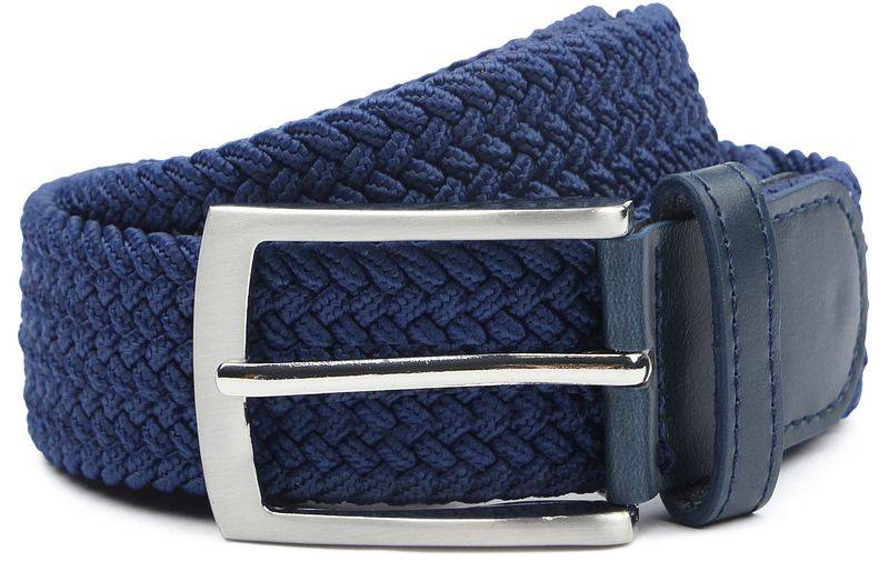 Suitable Geflochtener Gürtel Navy - Größe 105 von Suitable