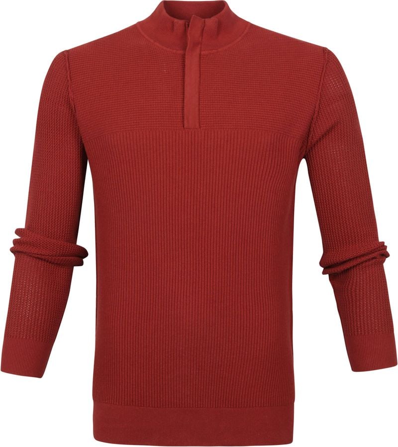 Suitable George Pullover Half Zip Rost - Größe XL von Suitable