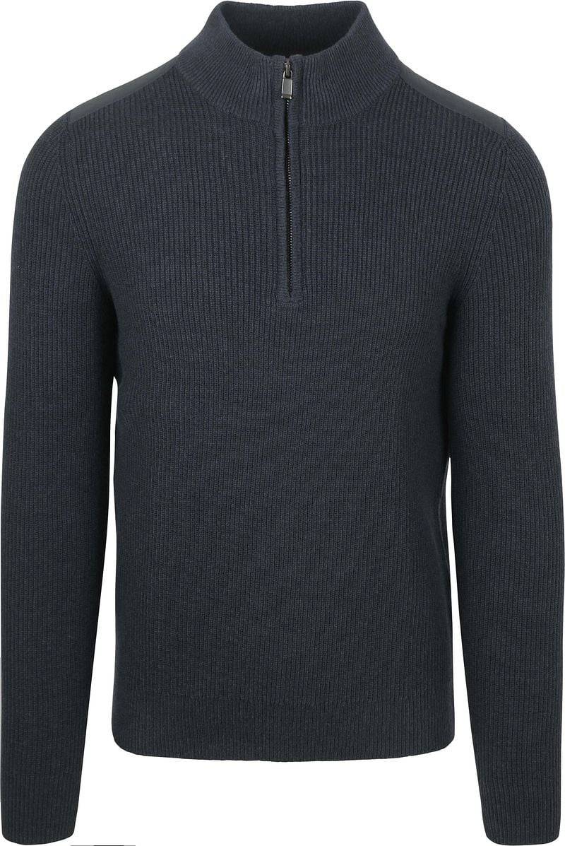 Suitable Half Zip Pullover Patch Navy - Größe L von Suitable