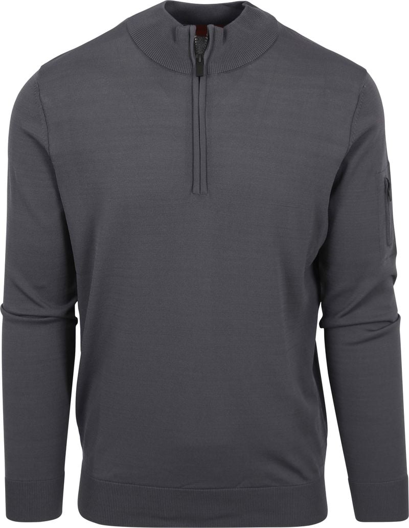 Suitable Half Zip Pullover Rafe Anthrazit - Größe L von Suitable