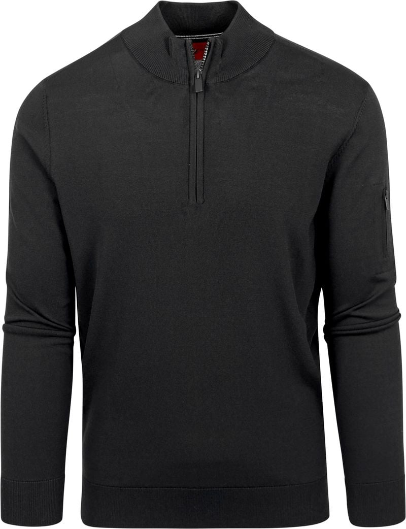 Suitable Half Zip Pullover Rafe Schwarz - Größe L von Suitable