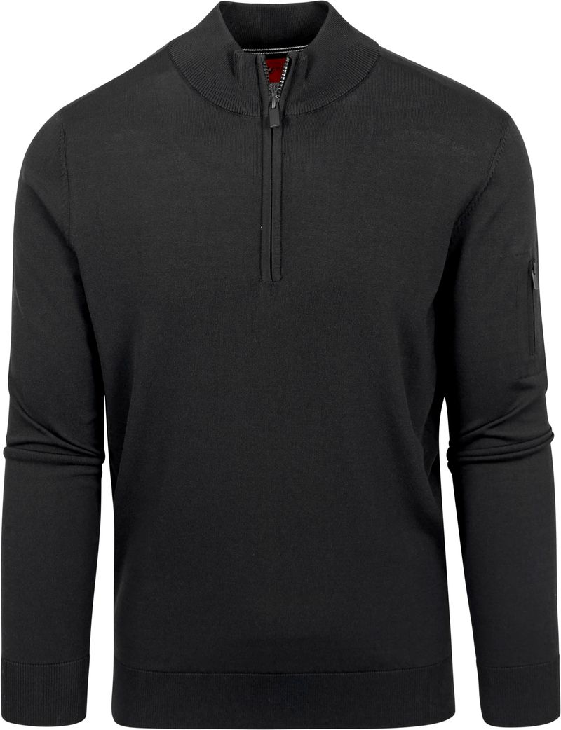 Suitable Half Zip Pullover Rafe Schwarz - Größe XL von Suitable