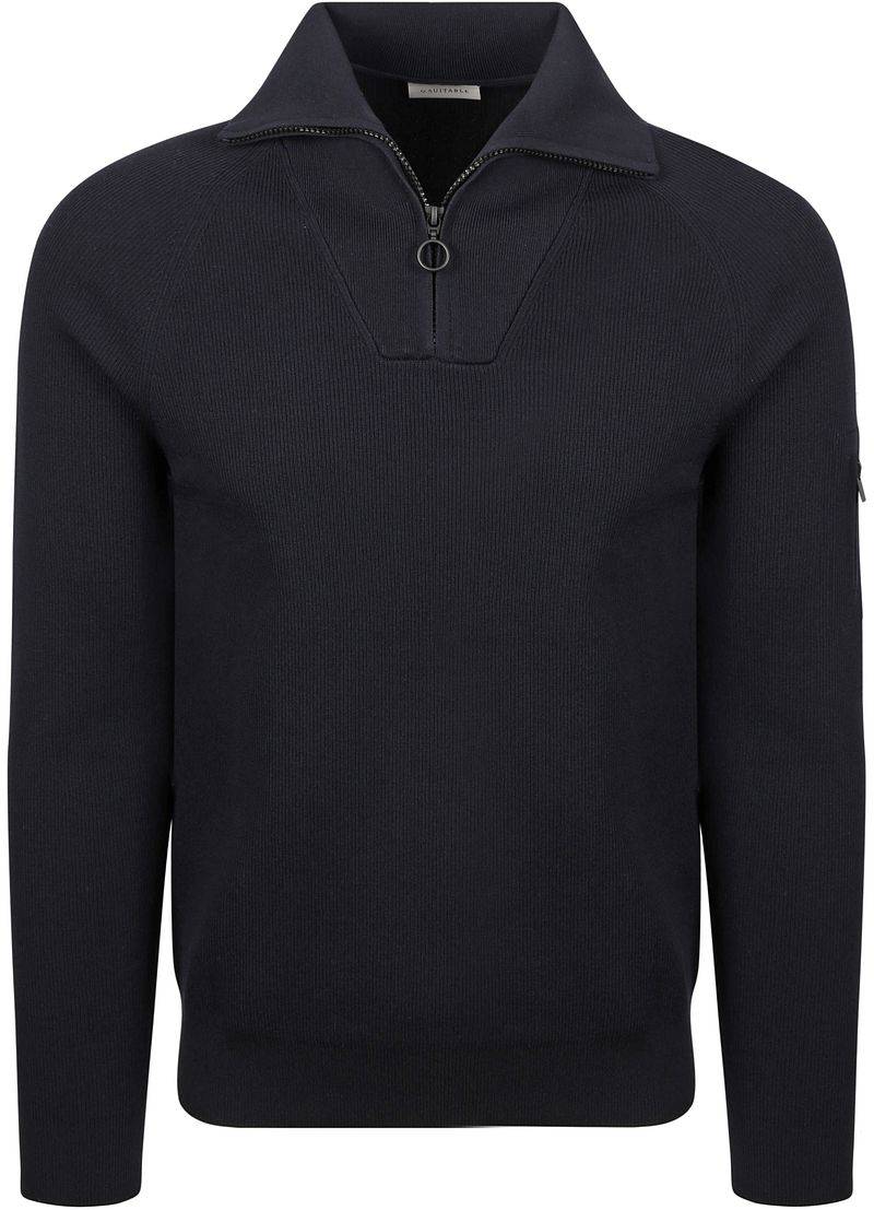 Suitable Half Zip Pullover Tias Cooldry Knit Navy - Größe XL Suitable Half Zip Pullover Tias Cooldry Knit Navy - Größe XL von Suitable