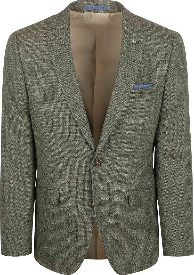 Suitable Heleen Blazer Melange Grün - Größe 52 von Suitable