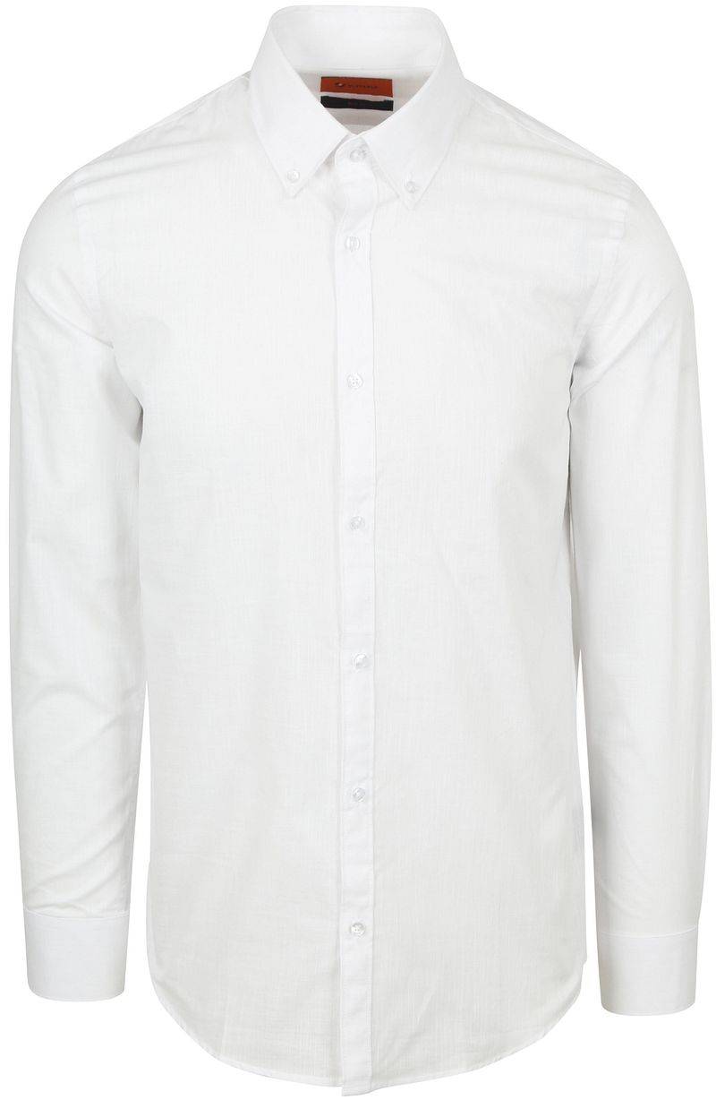 Suitable Hemd Cotton Slub Weiß - Größe XXL von Suitable