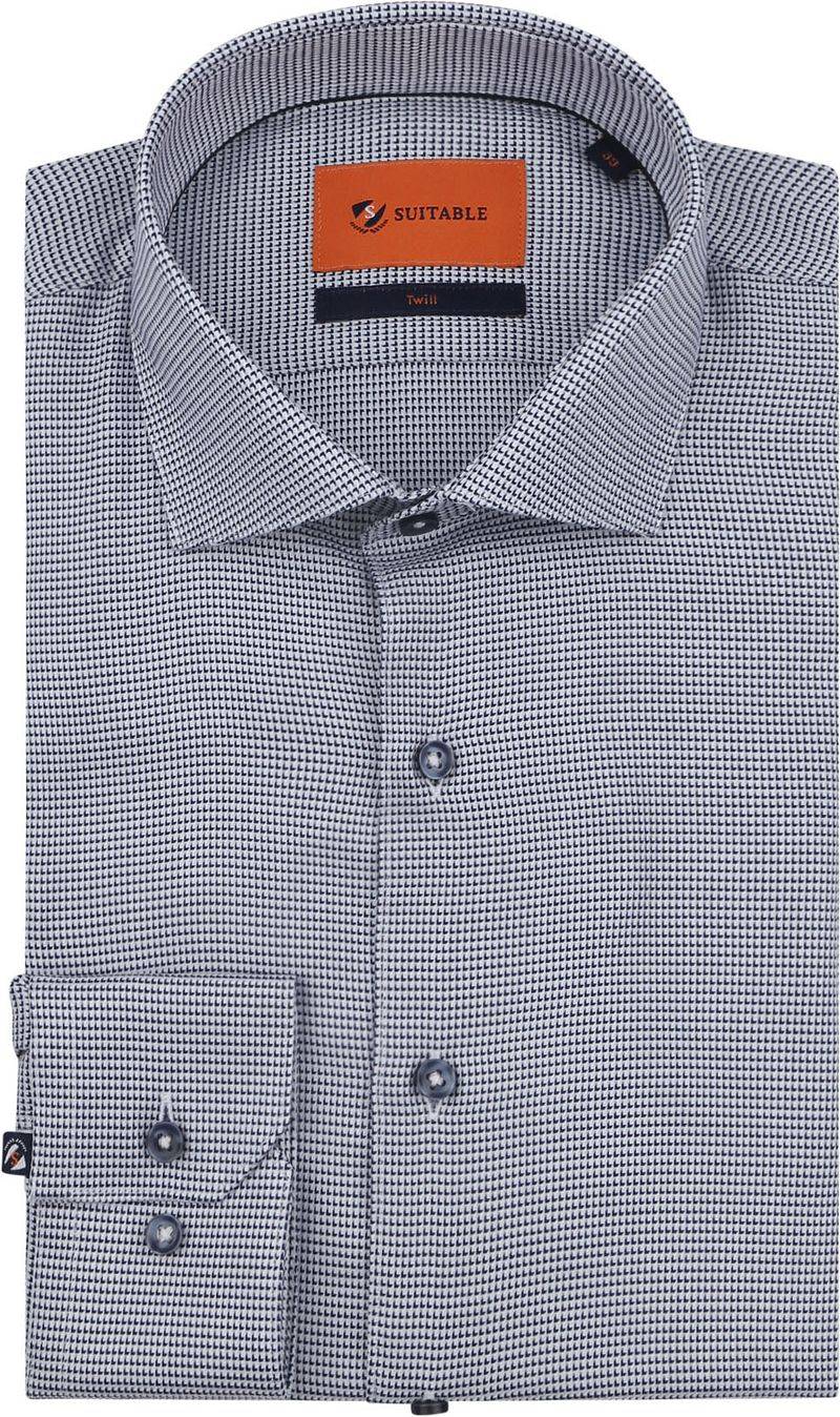 Suitable Hemd Dreieck Marine - Größe 42 von Suitable