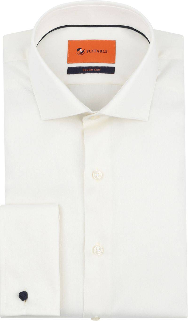 Suitable Hemd Ecru  - Größe 40 von Suitable