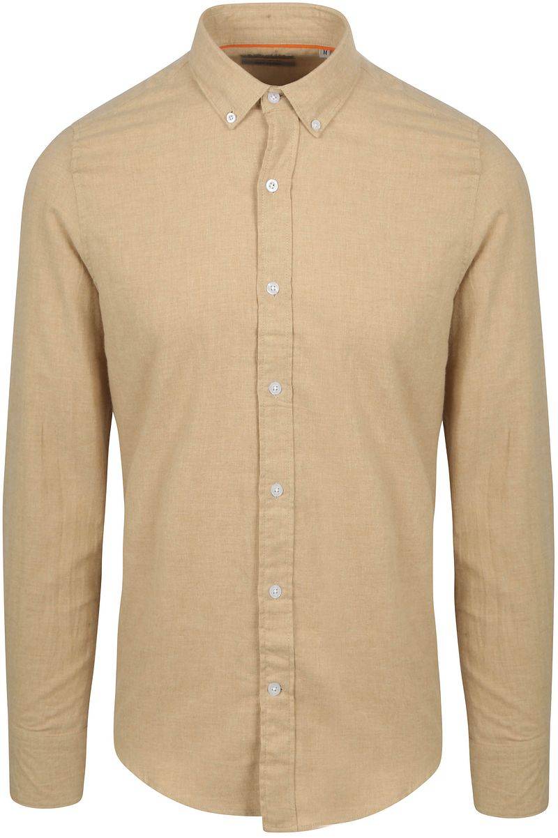 Suitable Hemd Flanel Beige - Größe XXL von Suitable