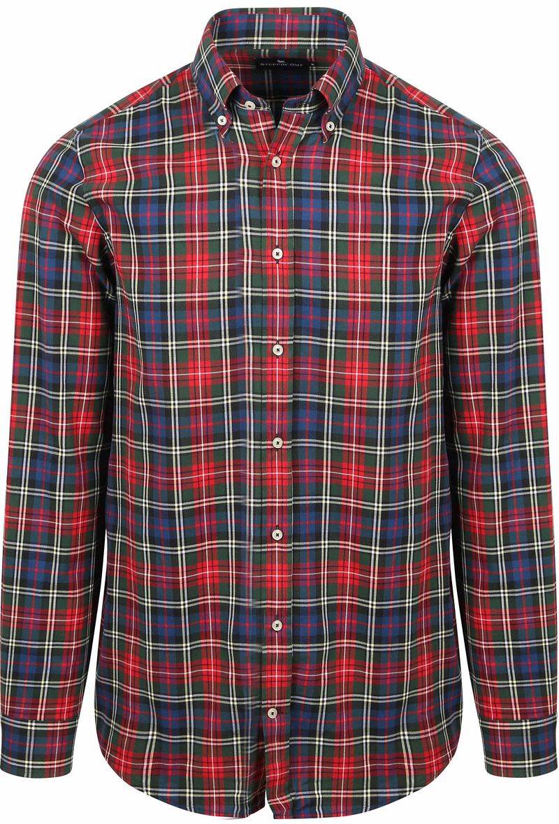 Steppin' Out Hemd Flanel Checks Rot - Größe 3XL von Steppin' Out