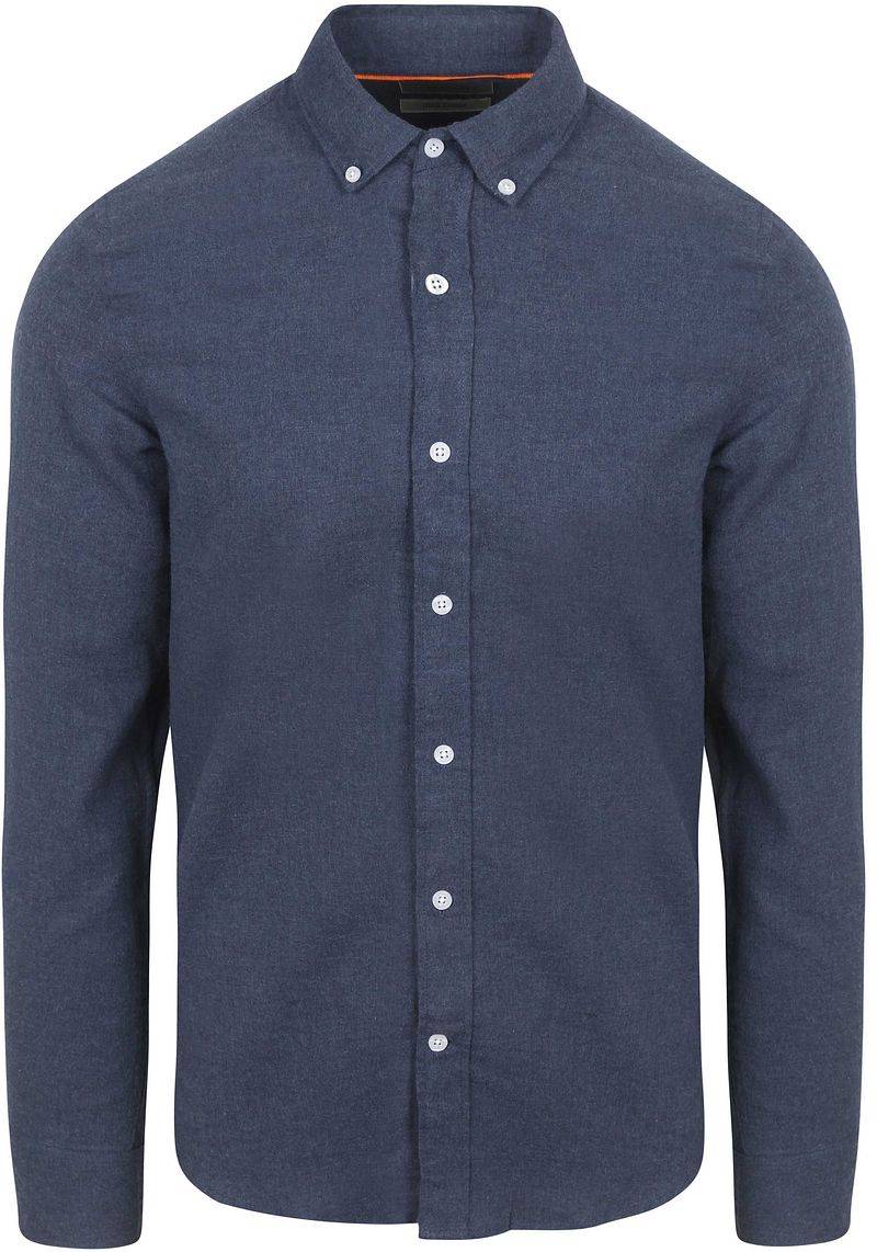 Suitable Hemd Flanel Dunkelblau - Größe 3XL von Suitable