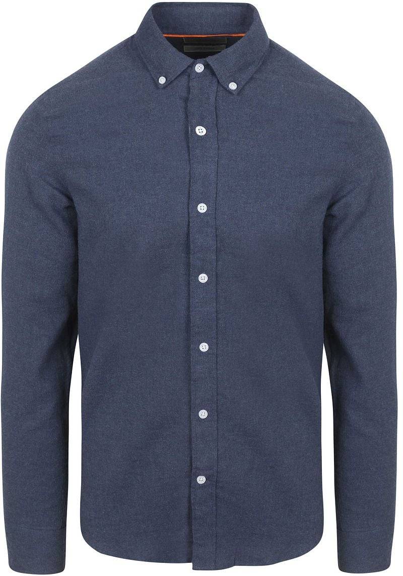 Suitable Hemd Flanel Dunkelblau - Größe XXL von Suitable