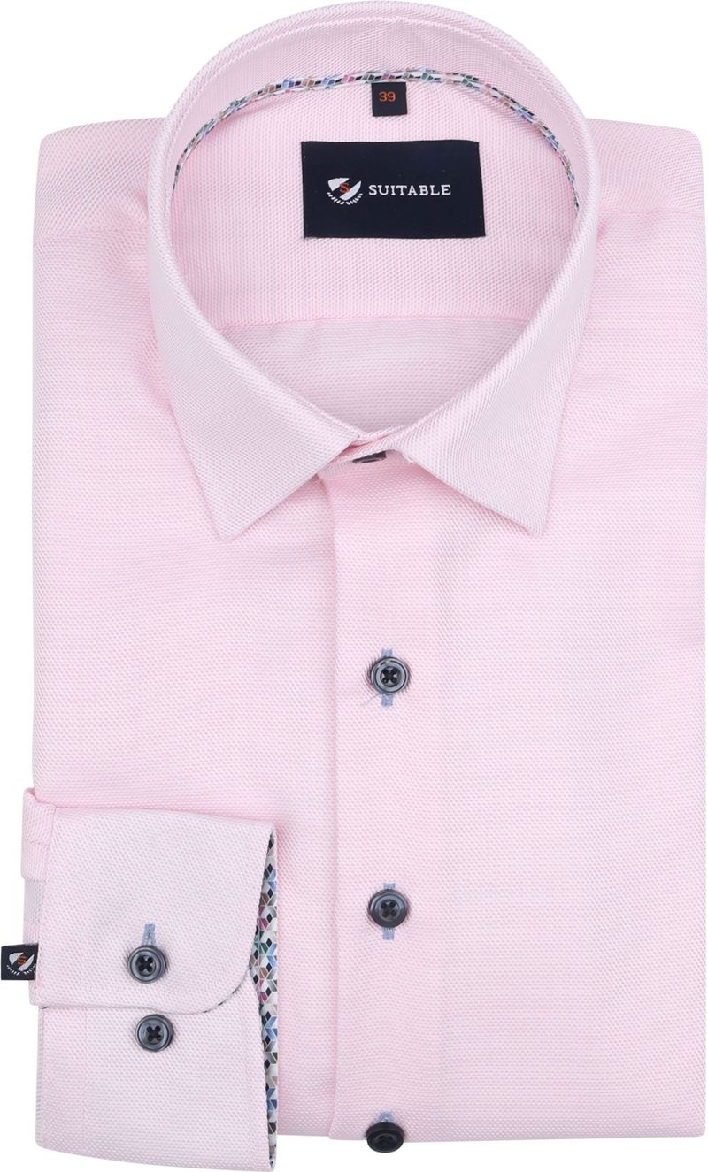 Suitable Hemd Oxford Rosa - Größe 41 von Suitable