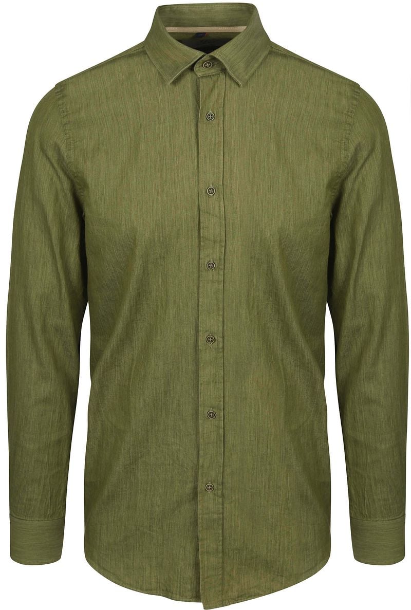 Suitable Hemd Washed Grün - Größe XXL Suitable Hemd Washed Grün - Größe XXL von Suitable