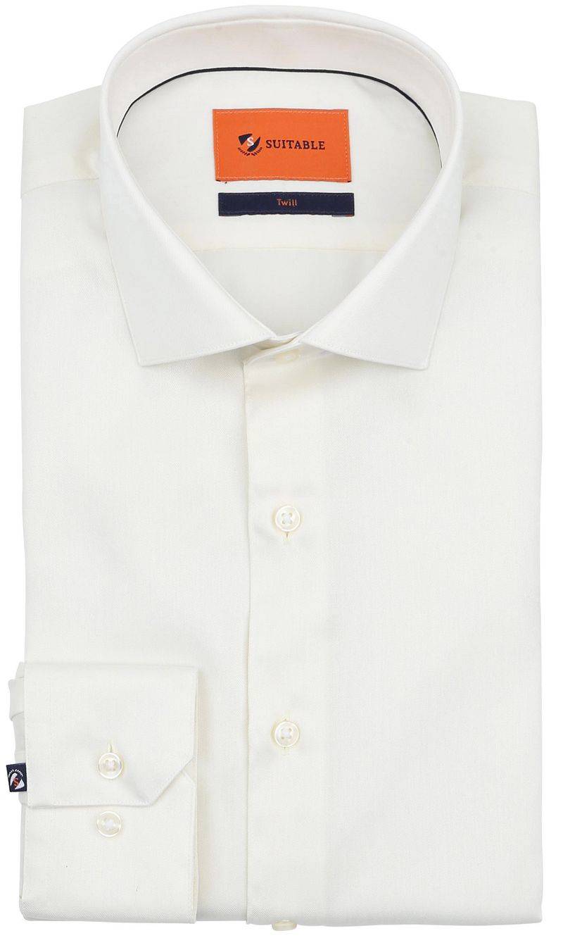 Suitable Hochzeitshemd Ecru  - Größe 38 von Suitable