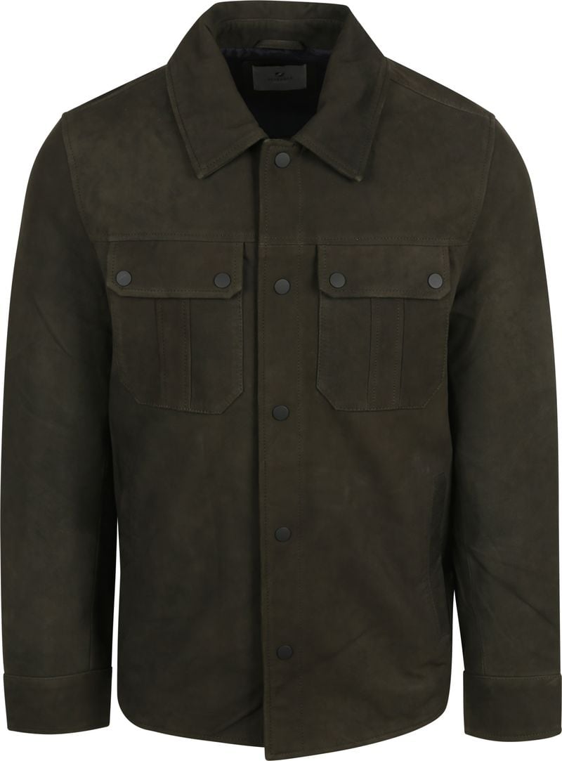 Suitable Jacket Suede Olivgrün - Größe L von Suitable