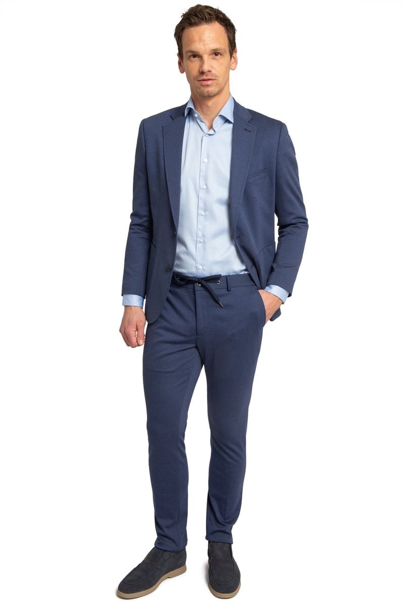 Suitable Jersey Suit Kobaltblau - Größe 44 von Suitable