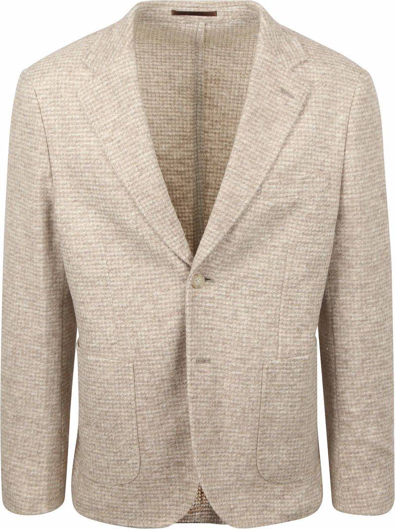 Suitable Knitted Blazer Unlined Beige - Größe 46 von Suitable