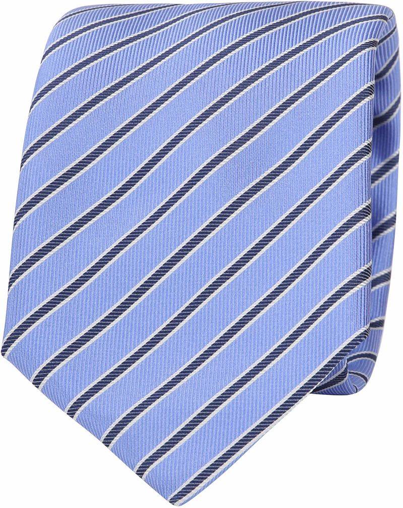Suitable Krawatte Progetto Streifen Blau - von Suitable