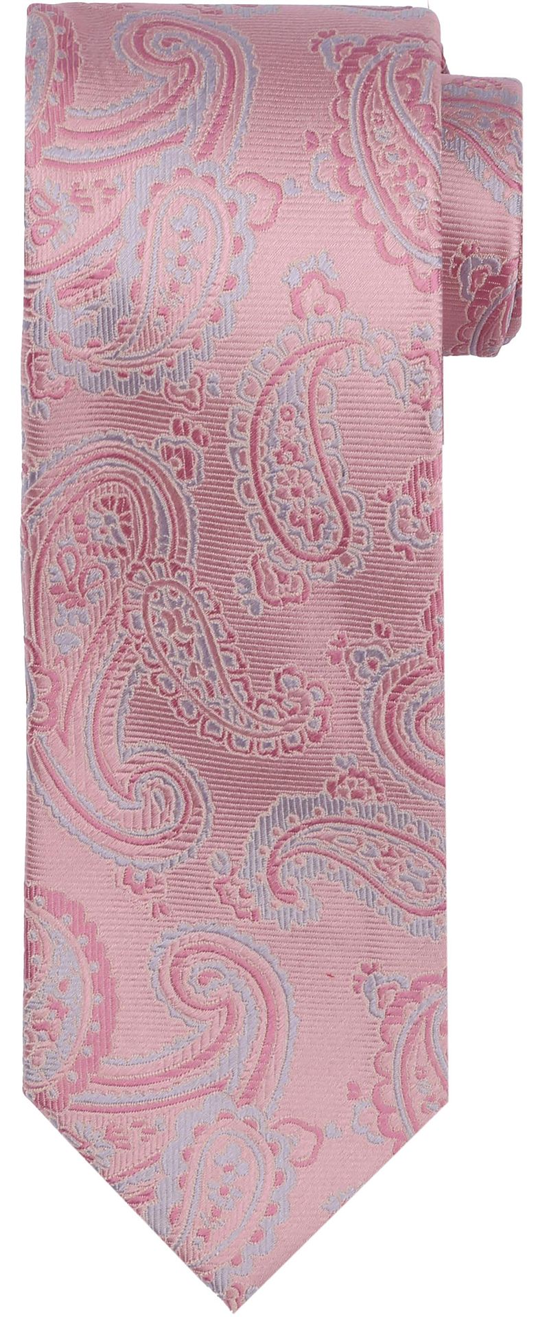 Suitable Krawatte Seide Paisley Rosa - von Suitable