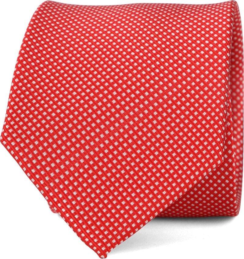 Suitable Krawatte Seide Rot F91-6 - von Suitable