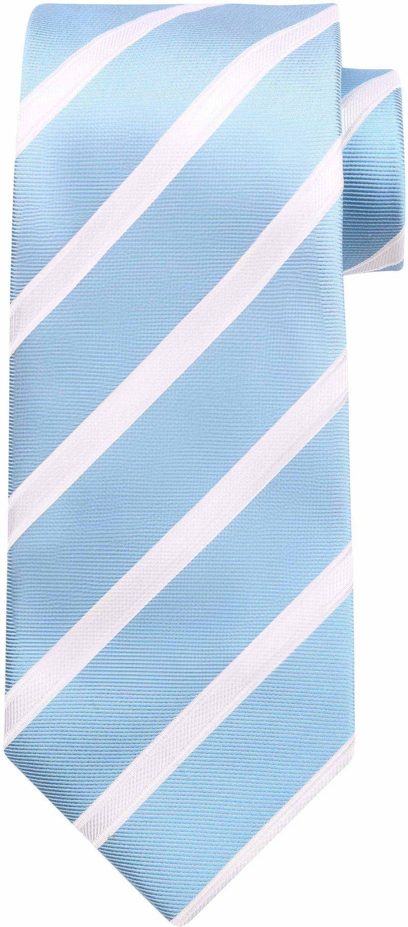 Suitable Krawatte Seide Streif Blau - von Suitable