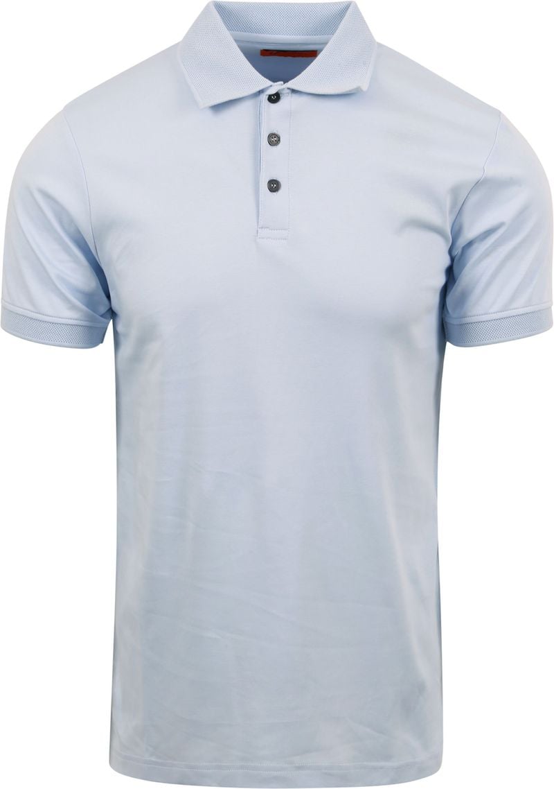 Suitable Liquid Poloshirt Hellblau - Größe 3XL von Suitable