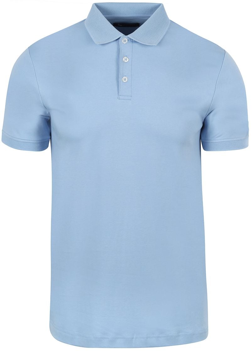 Suitable Liquid Poloshirt Hellblau - Größe XXL von Suitable