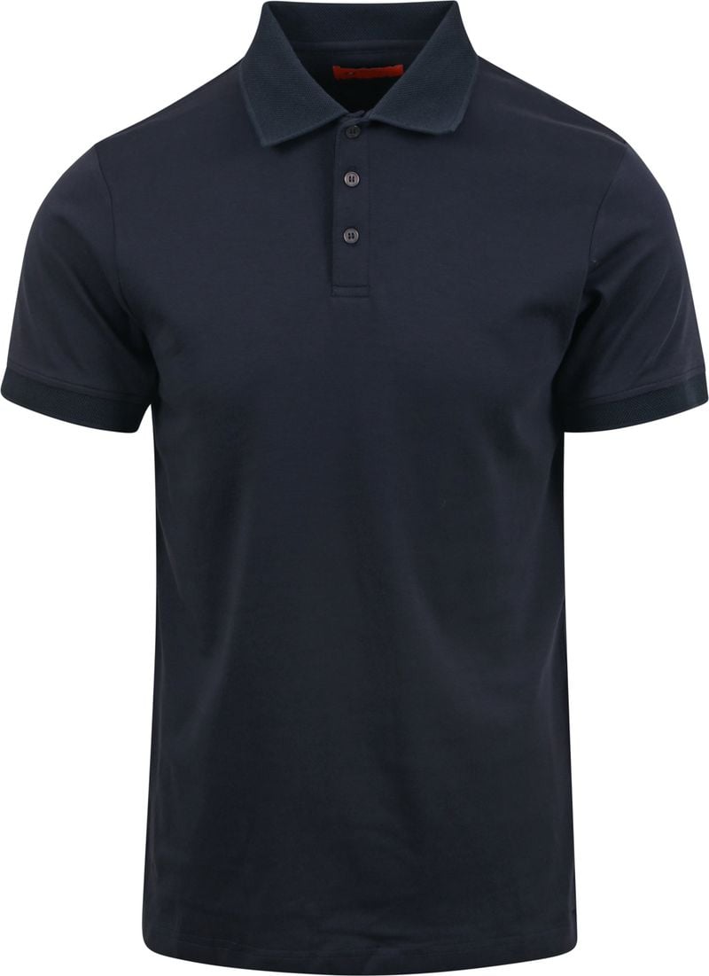 Suitable Liquid Poloshirt Navy - Größe XXL von Suitable