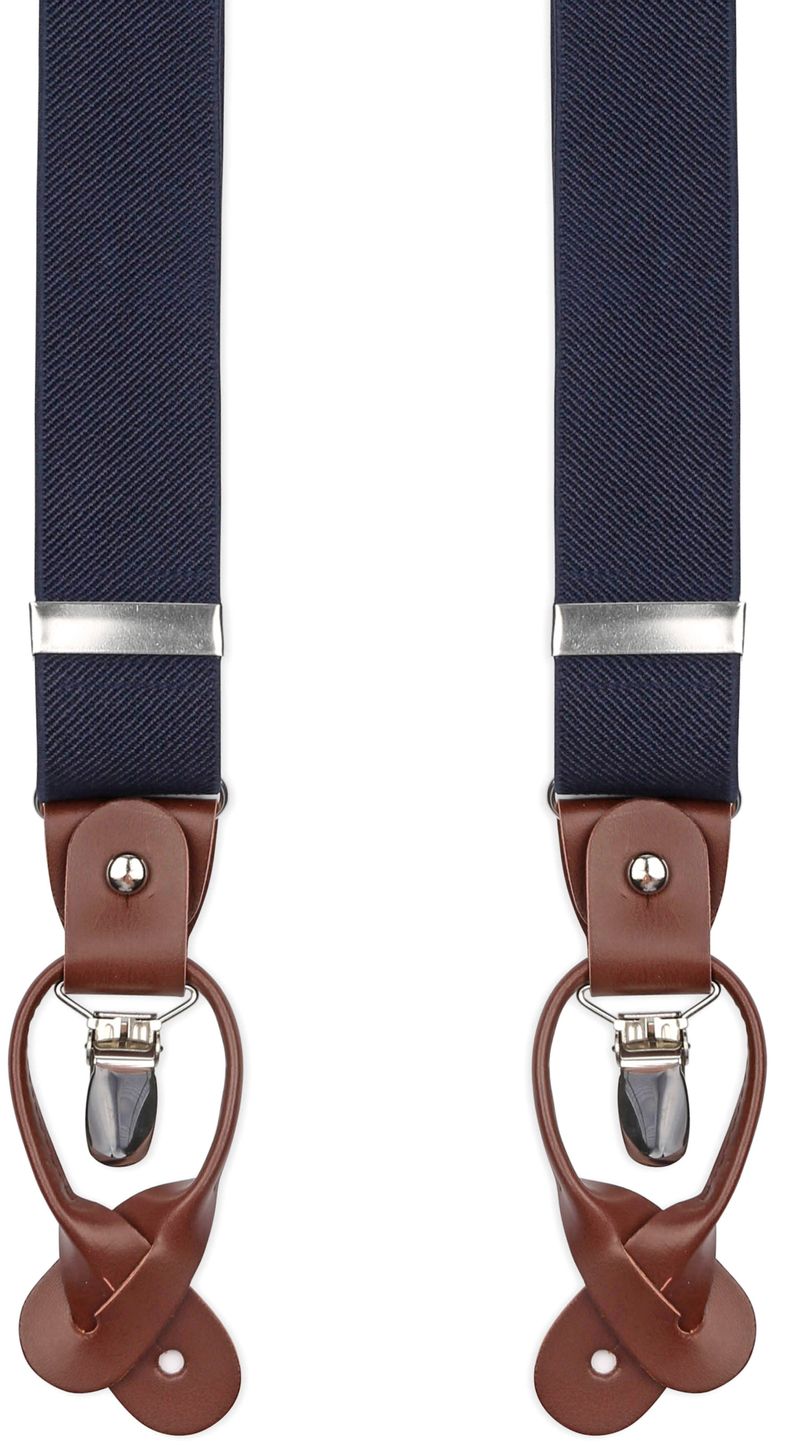 Suitable Luxe Hosenträger Navy - von Suitable