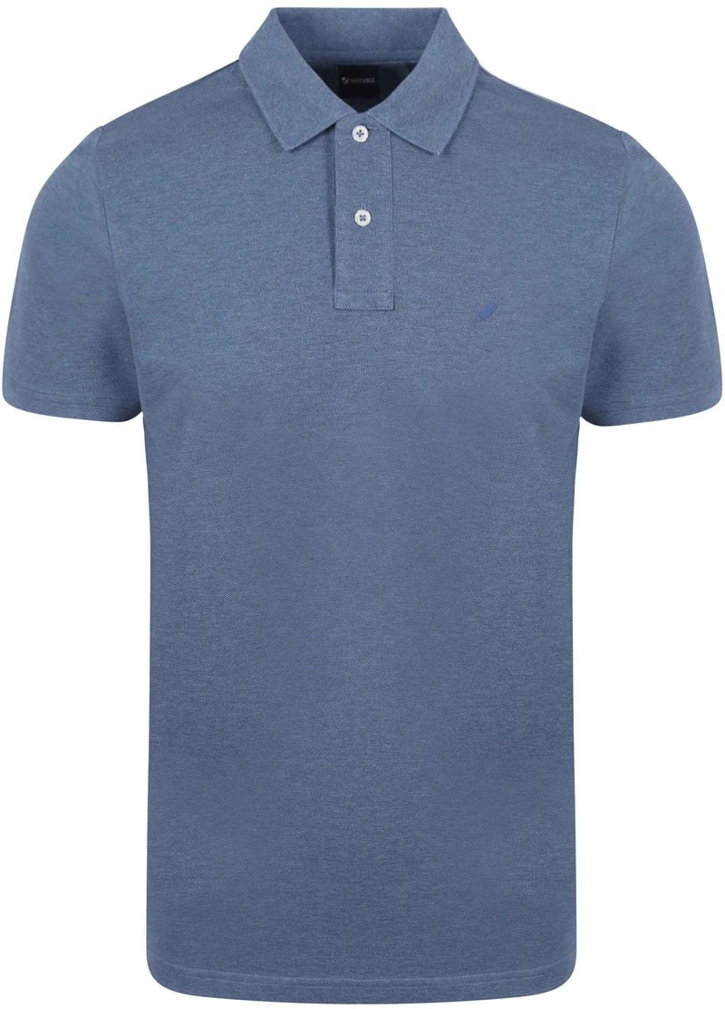 Suitable Mang Poloshirt Blau - Größe 3XL von Suitable