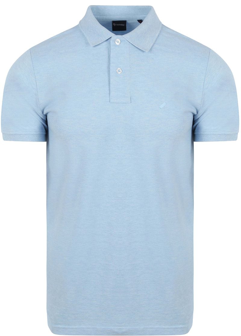 Suitable Mang Poloshirt Hellblau - Größe 4XL von Suitable