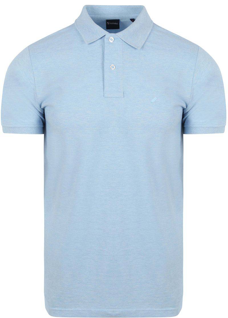 Suitable Mang Poloshirt Hellblau - Größe XL von Suitable
