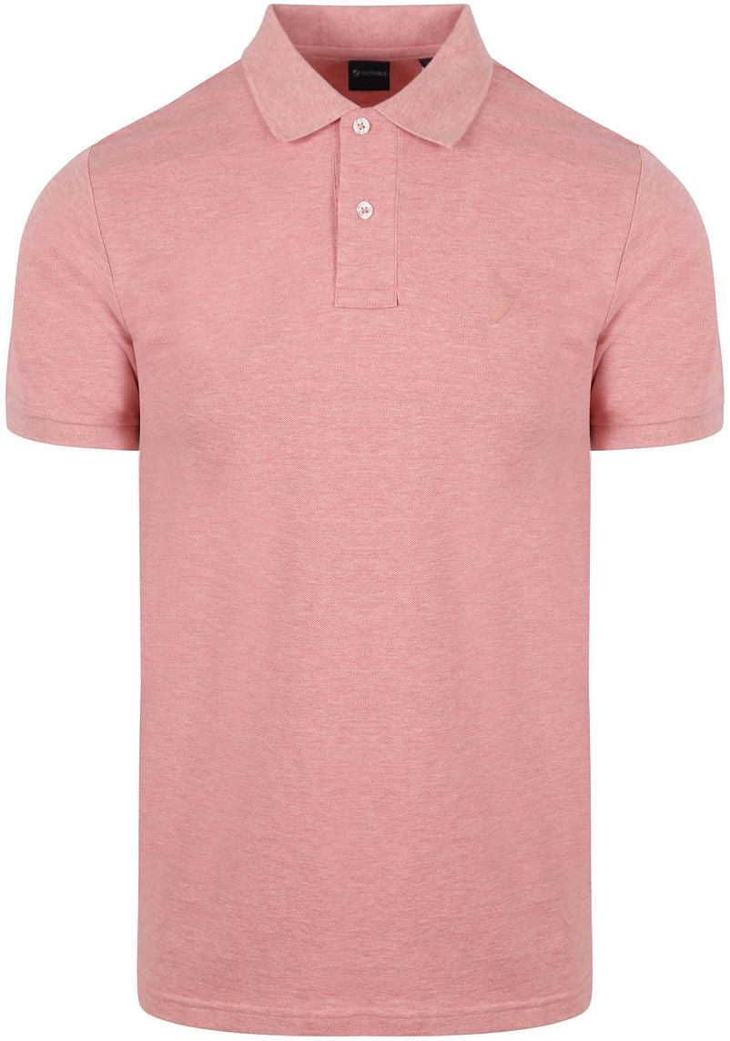 Suitable Mang Poloshirt Rosa - Größe 3XL von Suitable