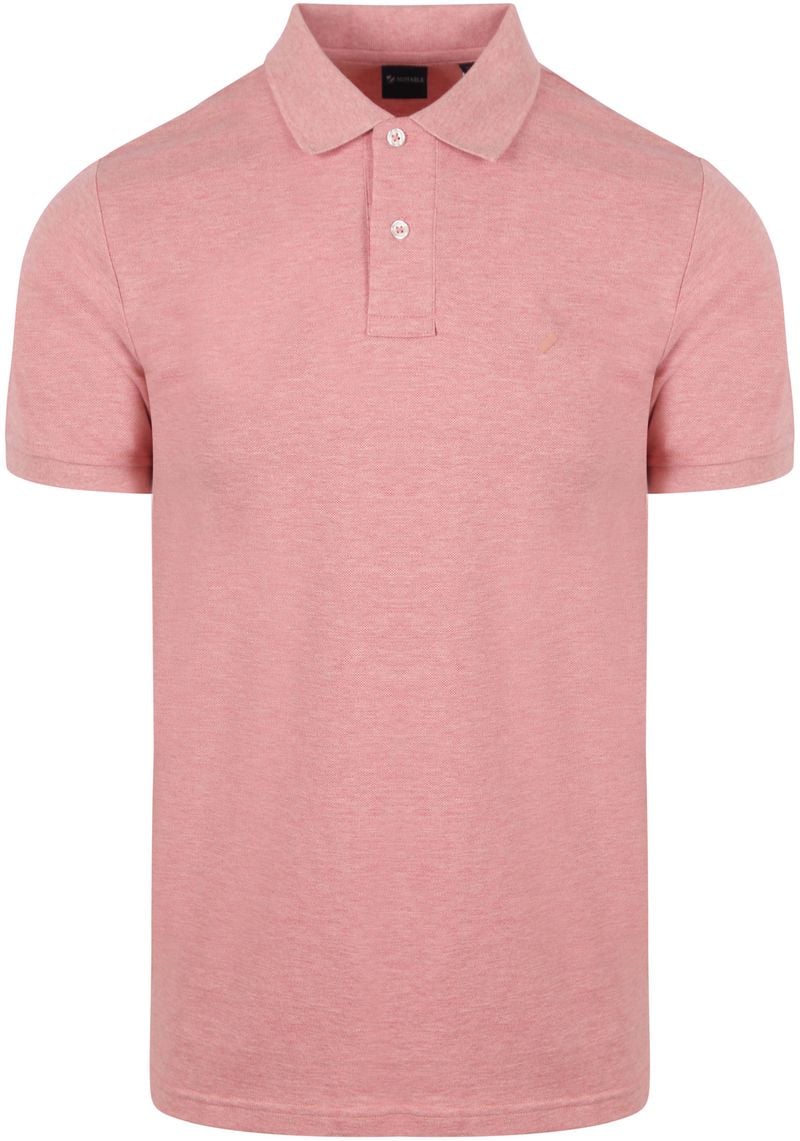 Suitable Mang Poloshirt Rosa - Größe XL von Suitable