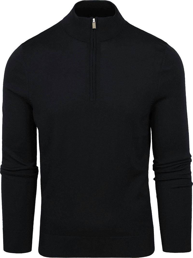 Suitable Merino Half Zip Pullover Schwarz - Größe 3XL Suitable Merino Half Zip Pullover Schwarz - Größe 3XL von Suitable