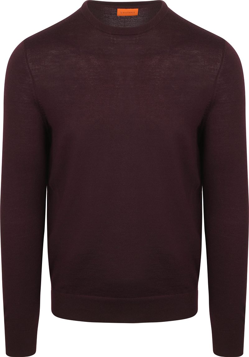 Suitable Merino Pullover Bordeaux - Größe 3XL Suitable Merino Pullover Bordeaux - Größe 3XL von Suitable