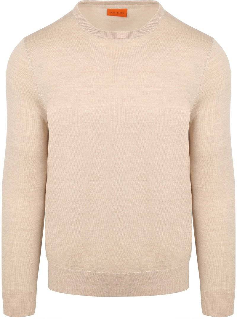 Suitable Merino Pullover Ecru - Größe XXL von Suitable
