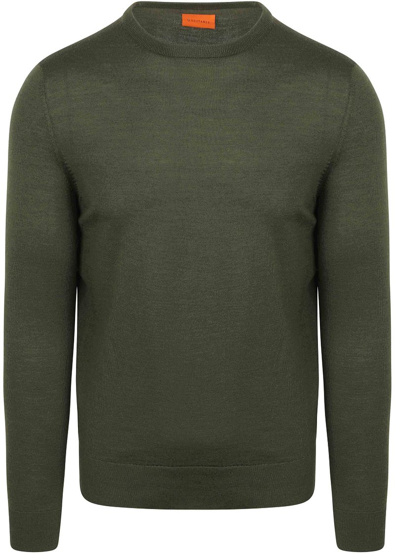 Suitable Merino Pullover Military Grün - Größe 3XL Suitable Merino Pullover Military Grün - Größe 3XL von Suitable
