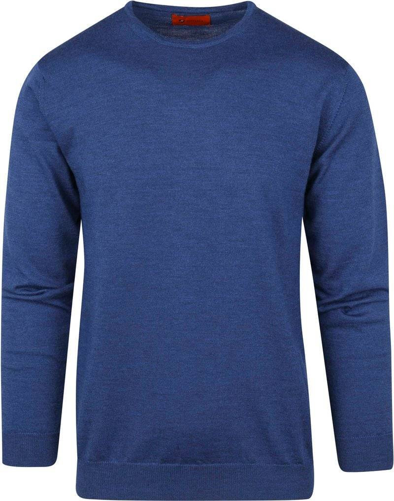 Suitable Merino Pullover O Blau - Größe S von Suitable