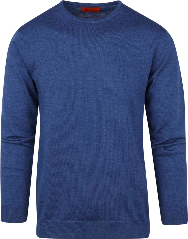 Suitable Merino Pullover O Blau - Größe XXL von Suitable