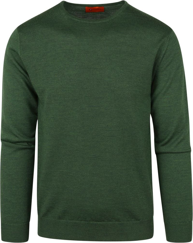 Suitable Merino Pullover O Grün - Größe 3XL von Suitable