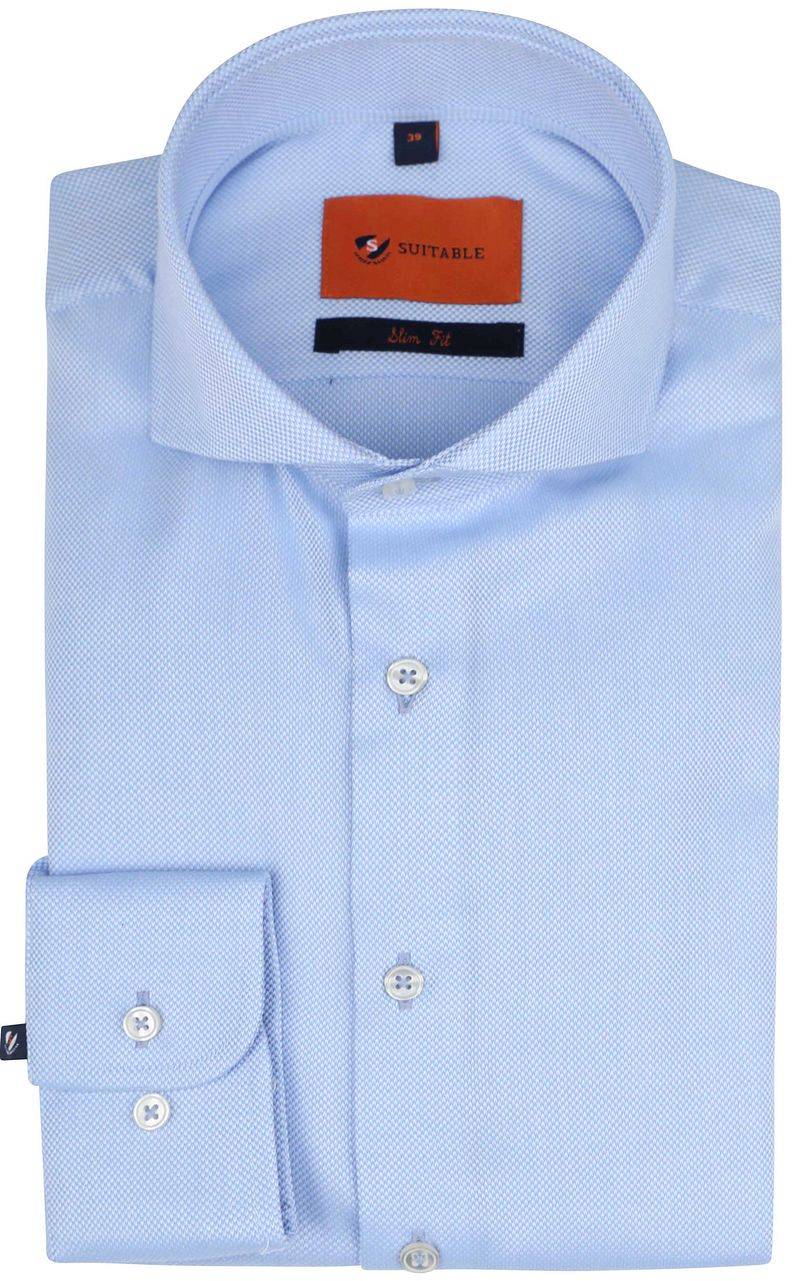 Suitable Non Iron Hemd Blau - Größe 39 von Suitable