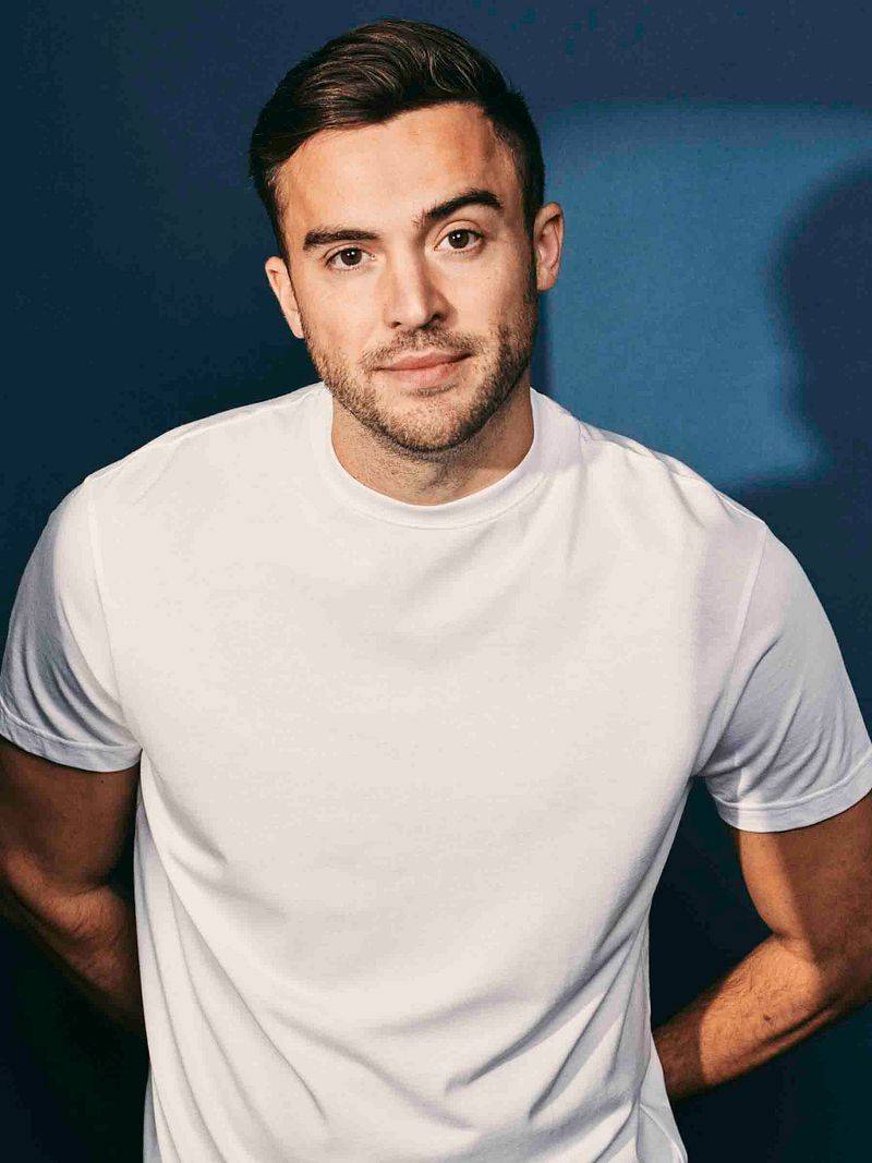 Suitable Obra T-Shirt Hoher Rundhalsausschnitt Weiß 6-Pack - Größe L von Suitable